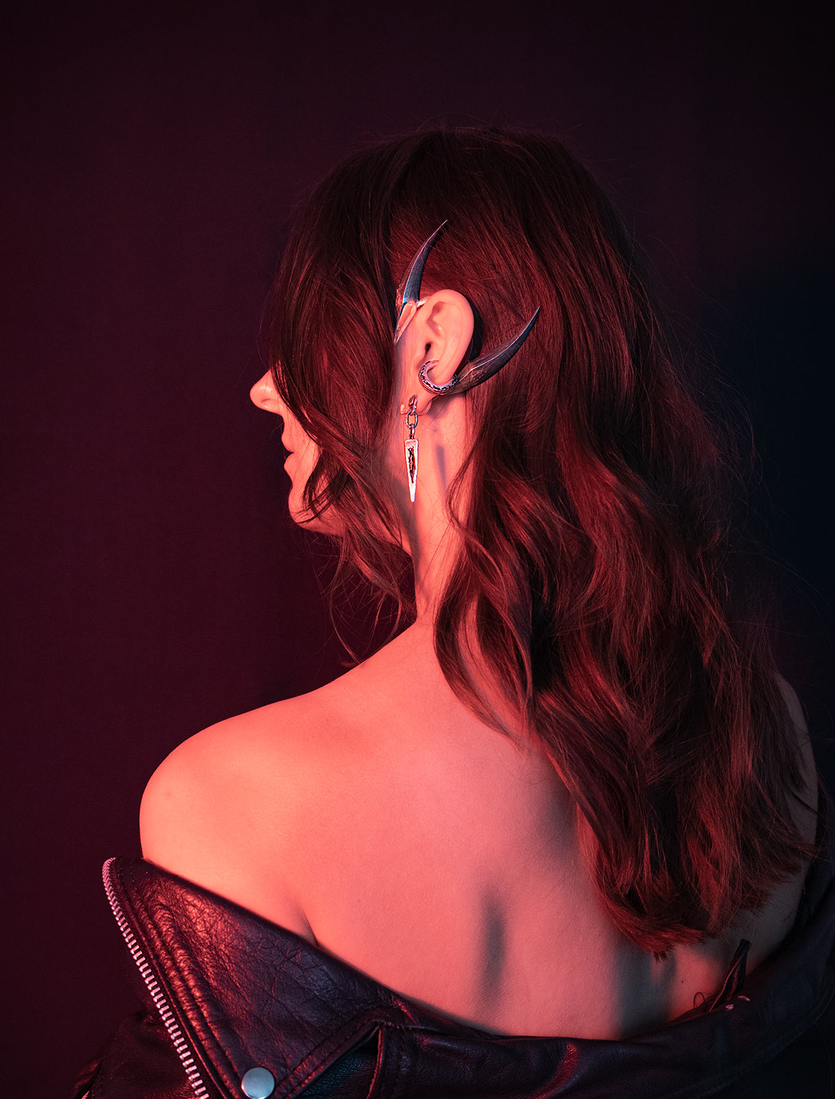 LUNAR ECLIPSE EAR CUFF
